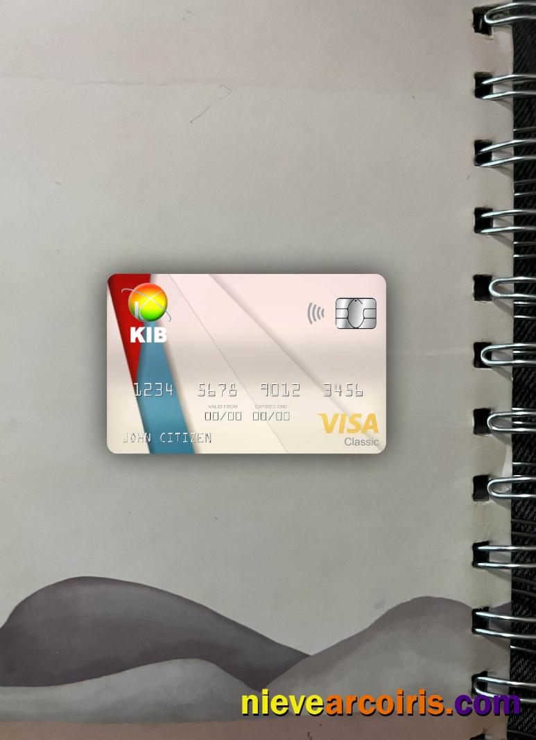 Iraq Kurdistan International Bank visa classic card photolook